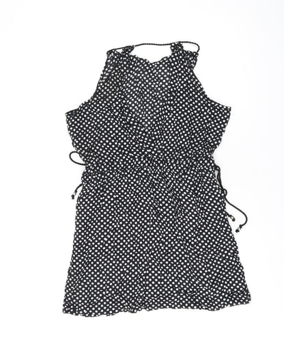 NEXT Womens Black Polka Dot Modal Cover Up Size 6
