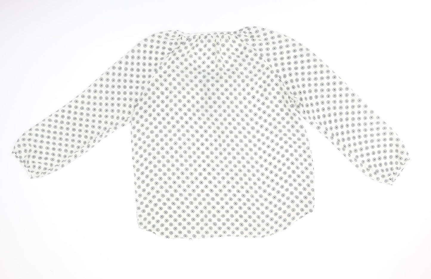Womens UK Size L Amisu White Basic Blouse