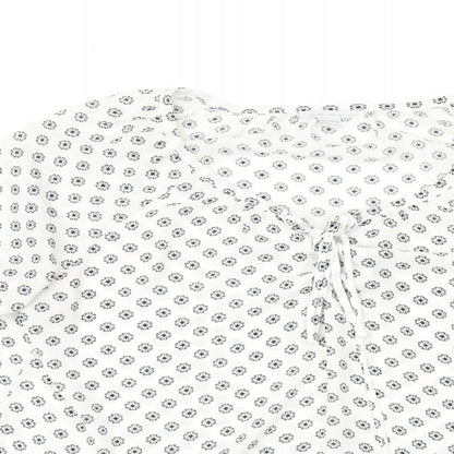 Womens UK Size L Amisu White Basic Blouse
