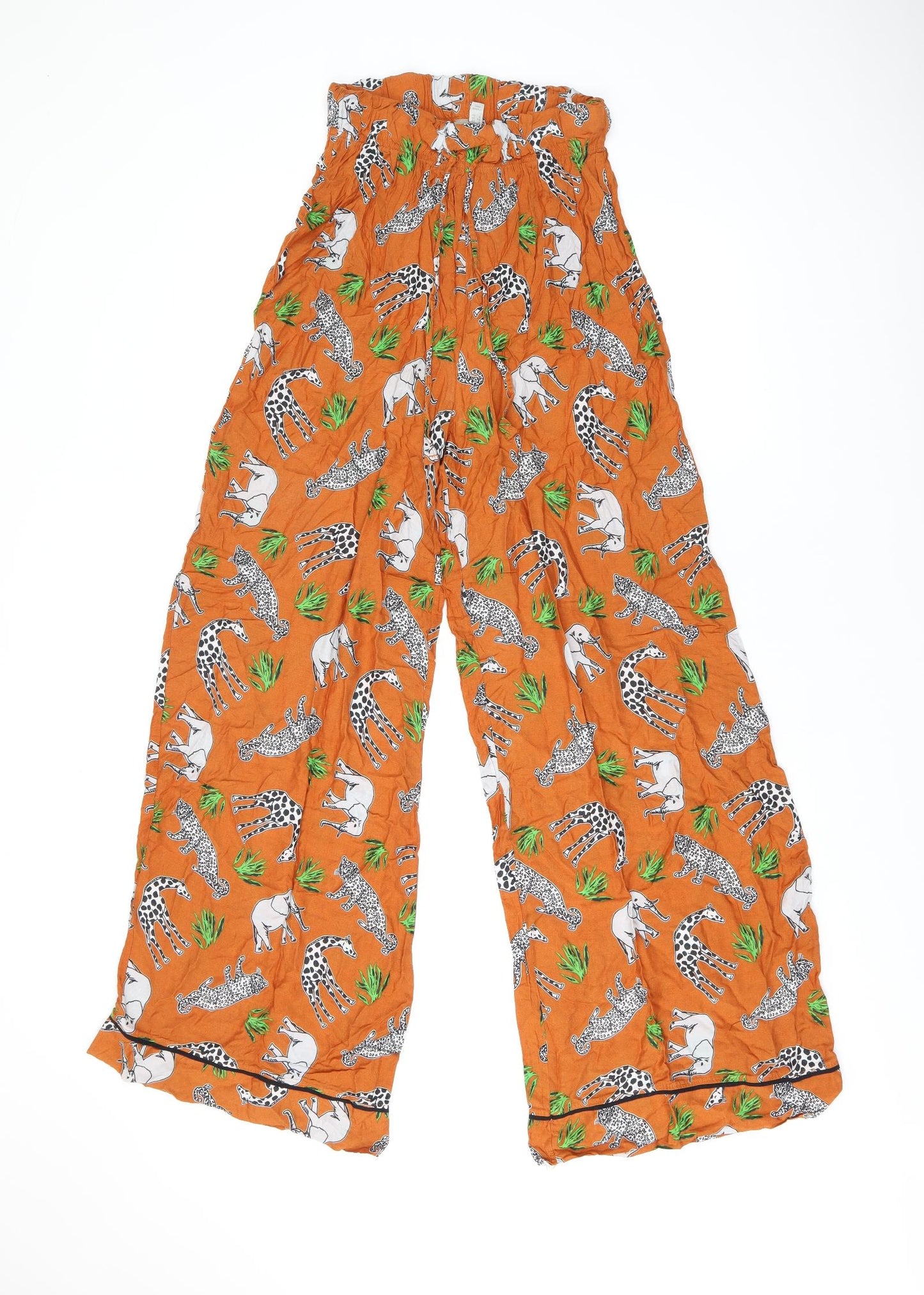 Womens UK Size 6 ASOS Regular Fit  Orange Trousers