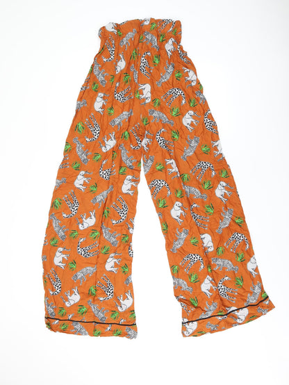 Womens UK Size 6 ASOS Regular Fit  Orange Trousers