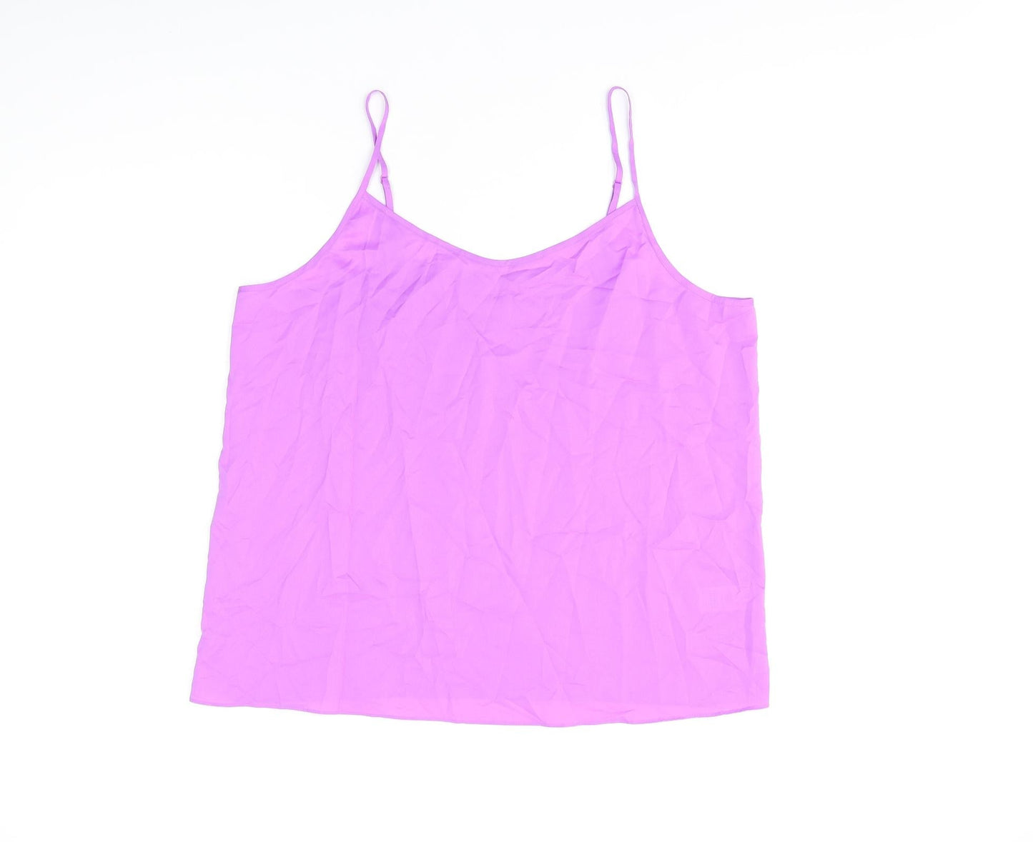 Womens UK Size 14 Marks and Spencer Purple Camisole T-Shirt