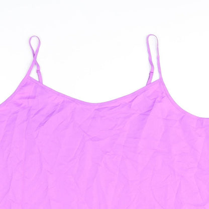 Womens UK Size 14 Marks and Spencer Purple Camisole T-Shirt