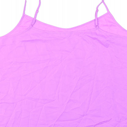 Womens UK Size 14 Marks and Spencer Purple Camisole T-Shirt