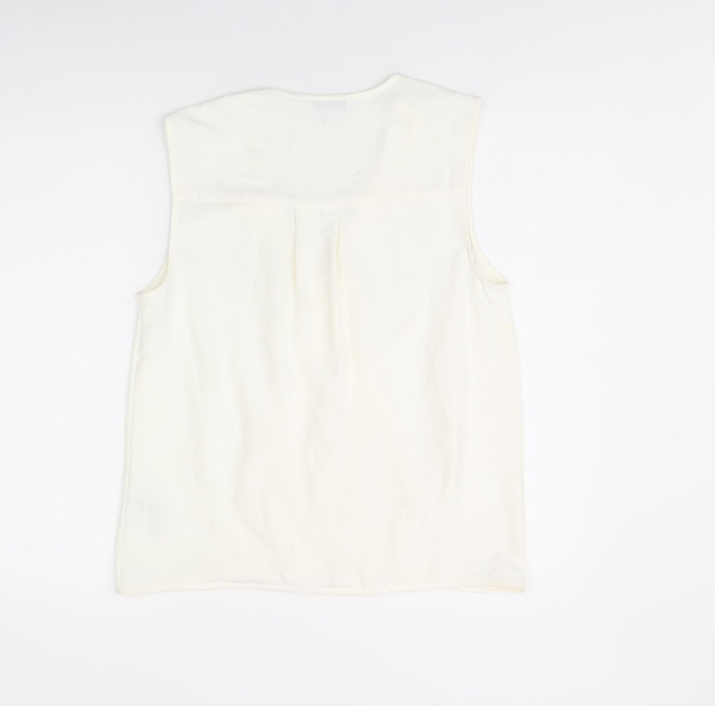 Womens UK Size 10 NEXT White Basic T-Shirt