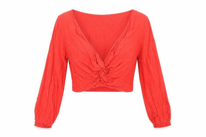 Womens UK Size M Urban Outfitters Red Basic T-Shirt
