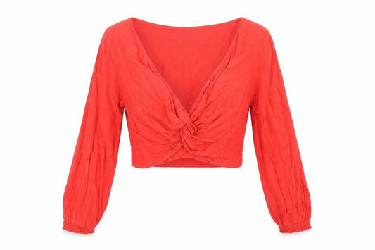 Womens UK Size M Urban Outfitters Red Basic T-Shirt