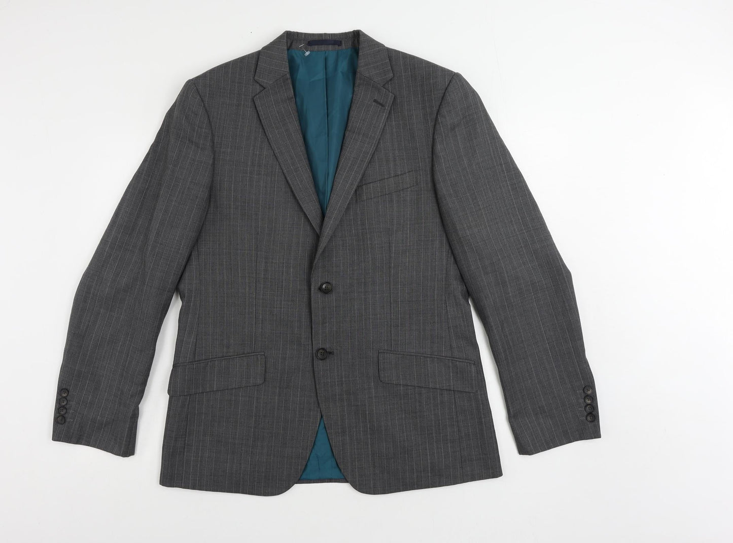 Mens UK Size 40 Marks and Spencer Regular Grey Suit Jacket