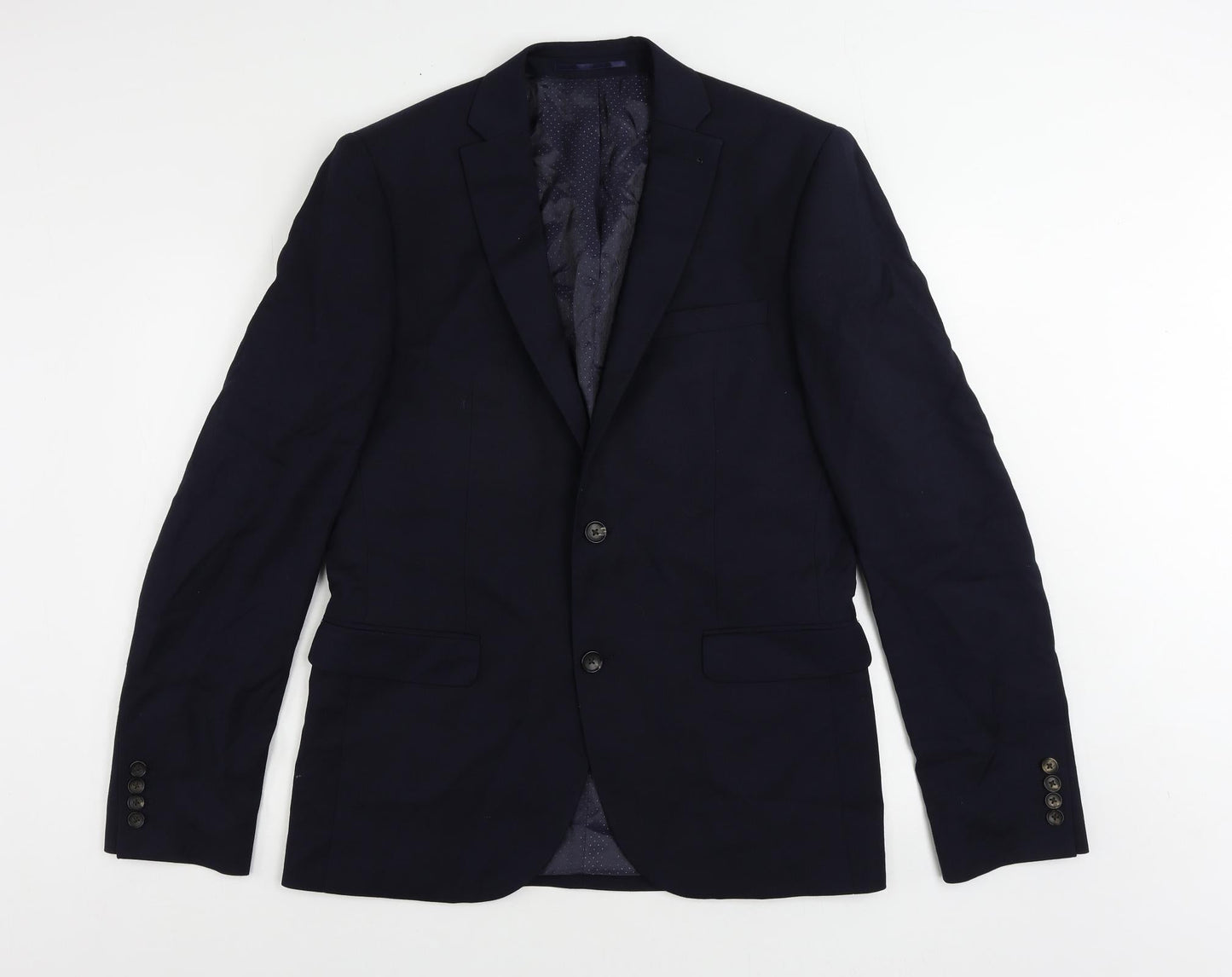 Mens UK Size 42 NEXT Regular Blue Suit Jacket