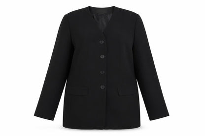 Womens UK Size 16 Essentials Black Jacket