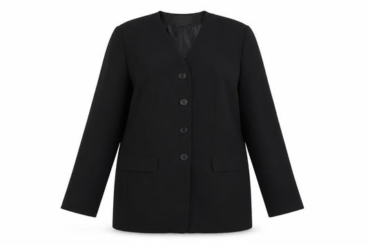 Womens UK Size 16 Essentials Black Jacket