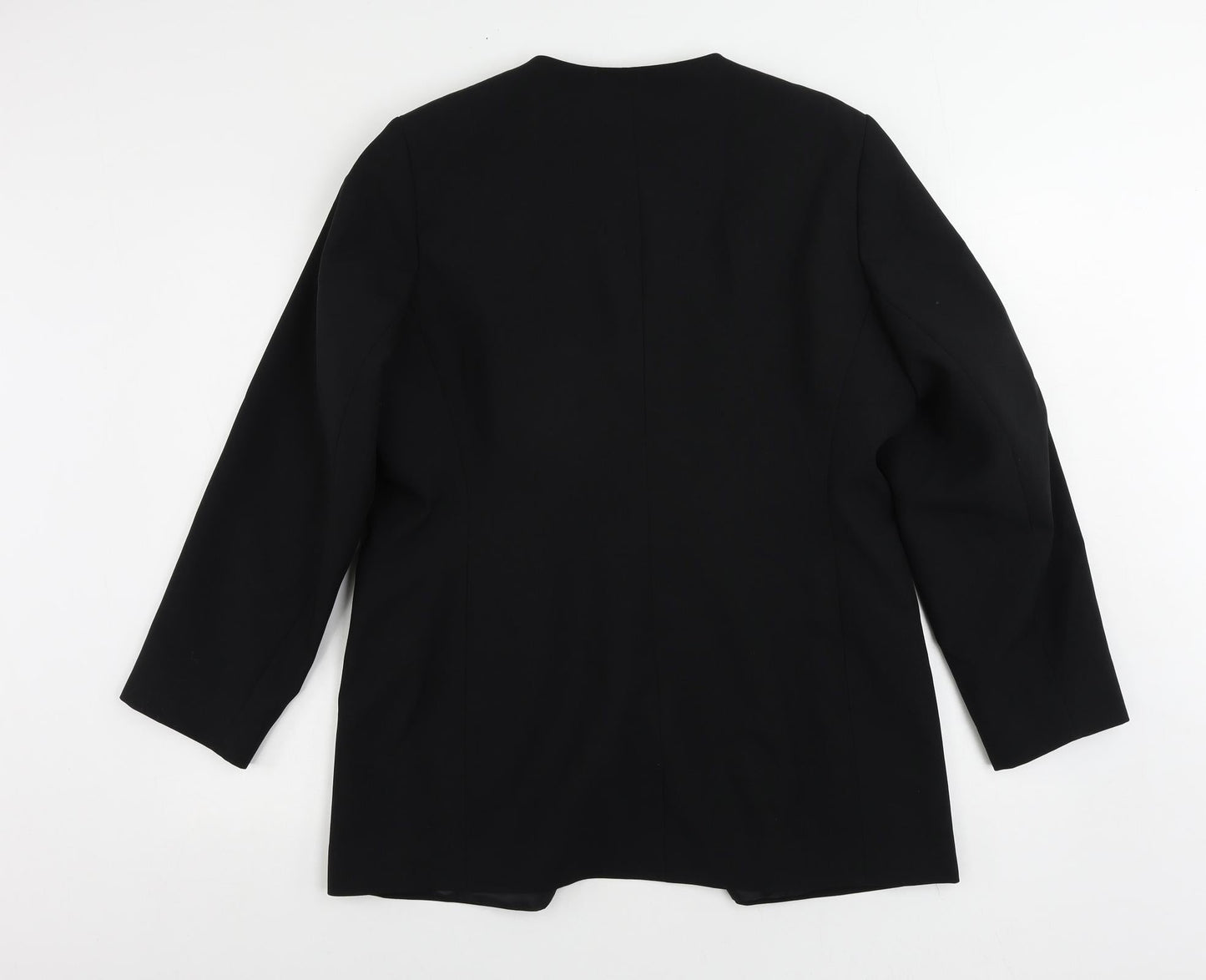 Womens UK Size 16 Essentials Black Jacket