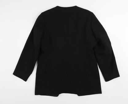 Womens UK Size 16 Essentials Black Jacket
