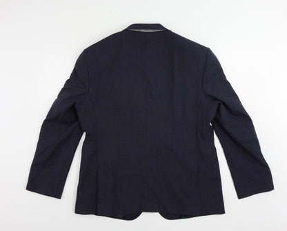 Mens UK Size 44 Marks and Spencer Regular Blue Suit Jacket