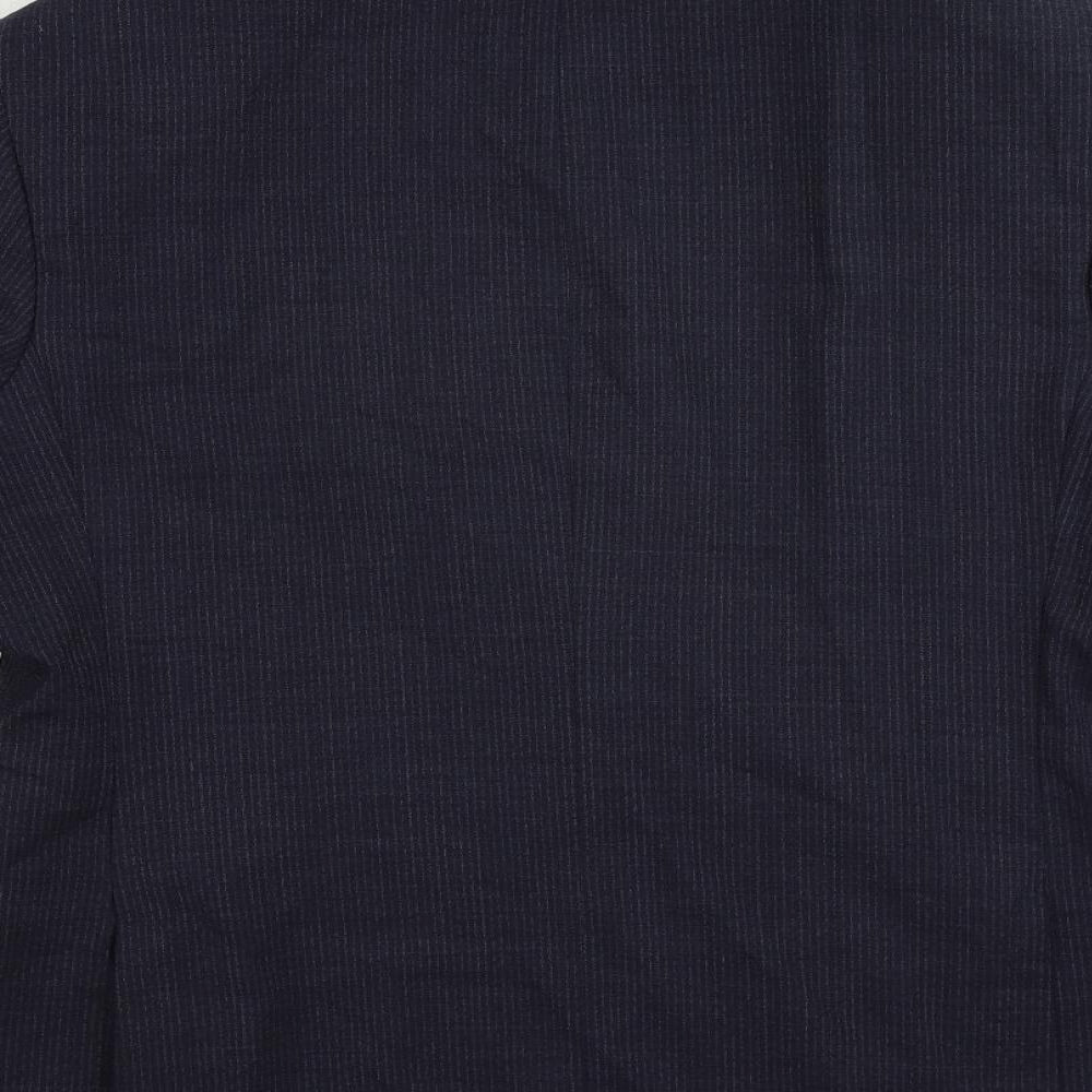Mens UK Size 44 Marks and Spencer Regular Blue Suit Jacket