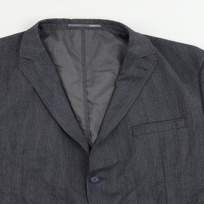 Autograph Mens Blue Polyester Jacket Blazer Size 44 Regular