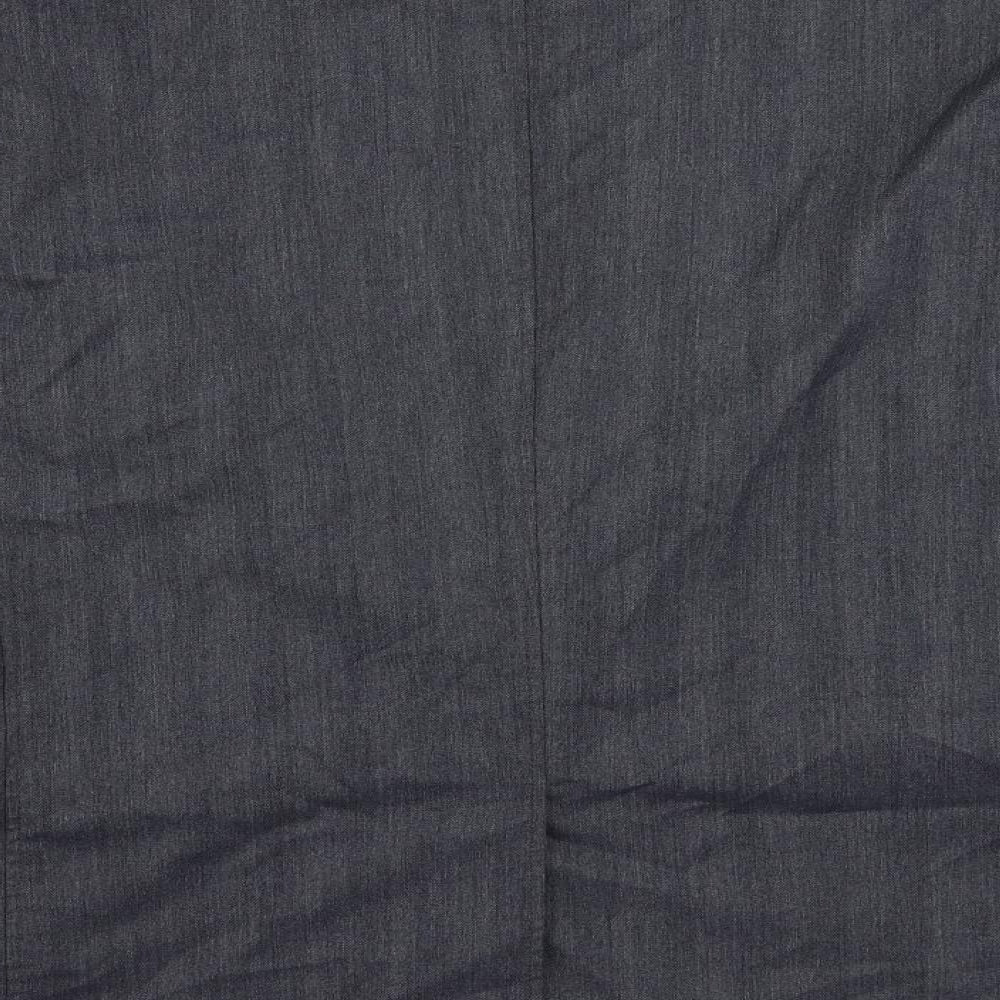 Autograph Mens Blue Polyester Jacket Blazer Size 44 Regular