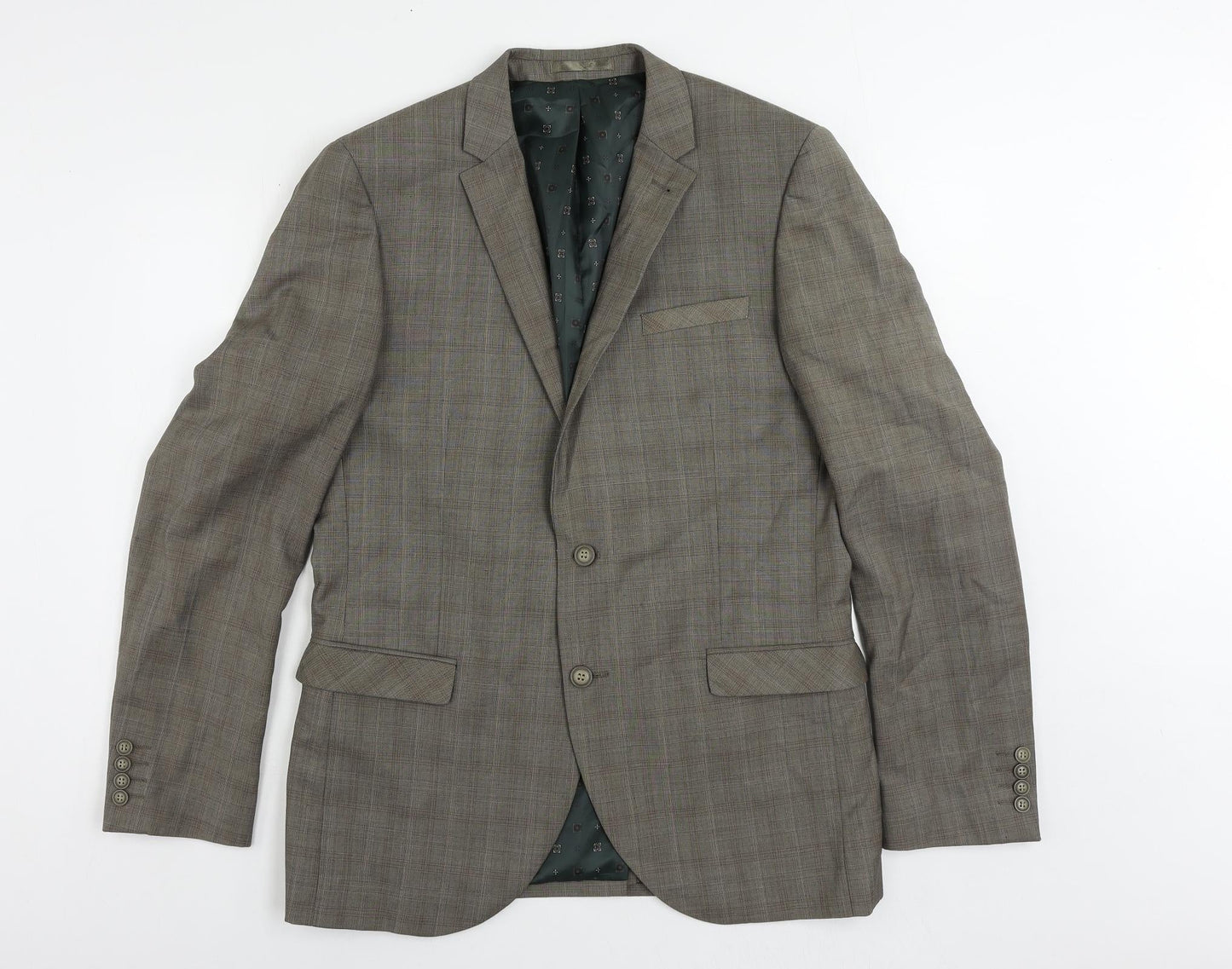 Mens UK Size 42 NEXT Regular Brown Suit Jacket