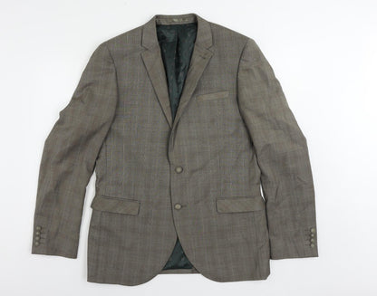 Mens UK Size 42 NEXT Regular Brown Suit Jacket