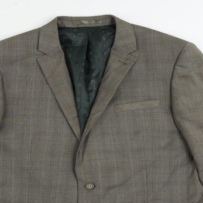 Mens UK Size 42 NEXT Regular Brown Suit Jacket
