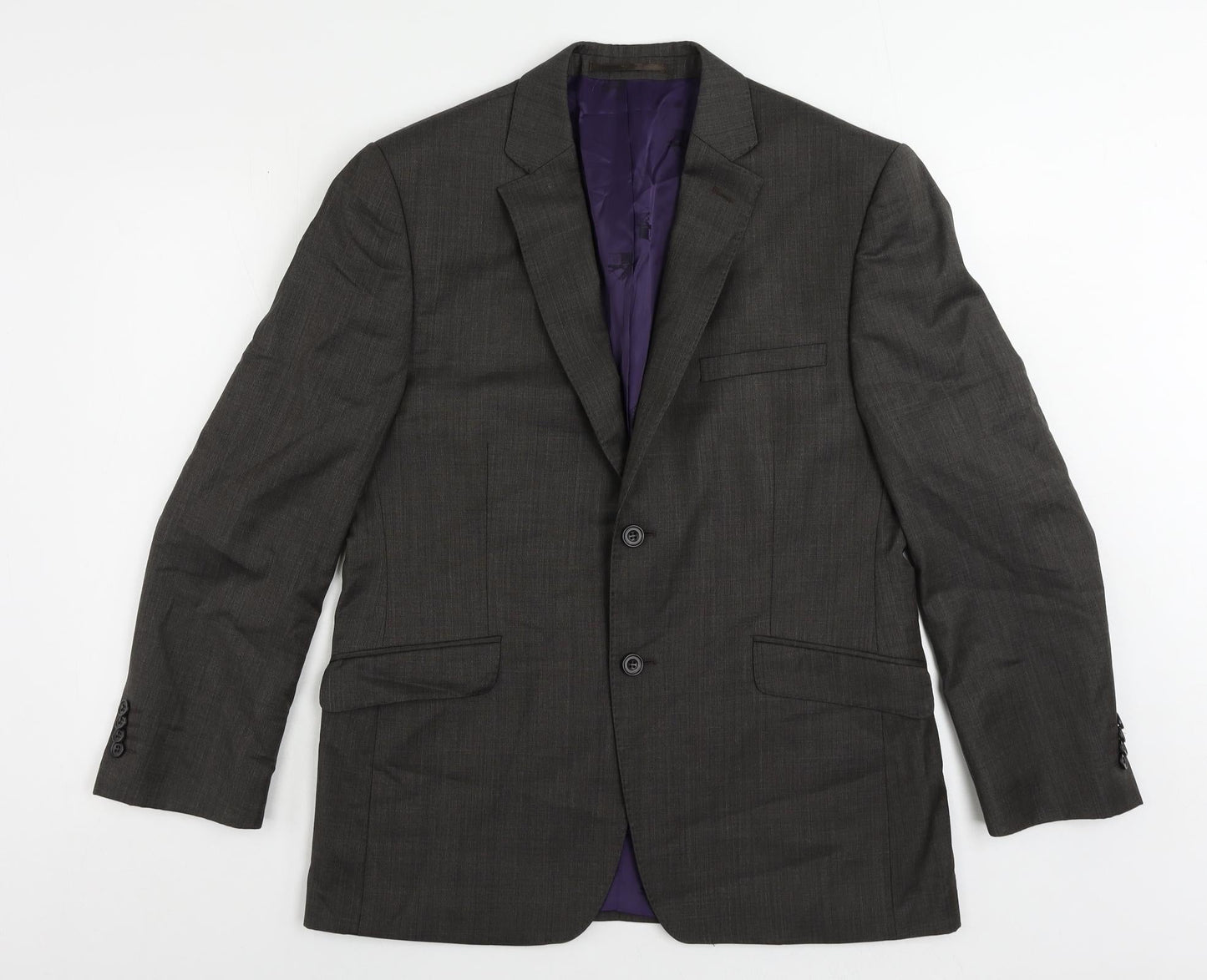 Mens UK Size 40 Paul Costelloe Regular Grey Suit Jacket