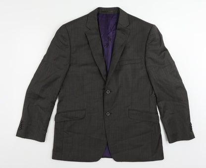 Mens UK Size 40 Paul Costelloe Regular Grey Suit Jacket