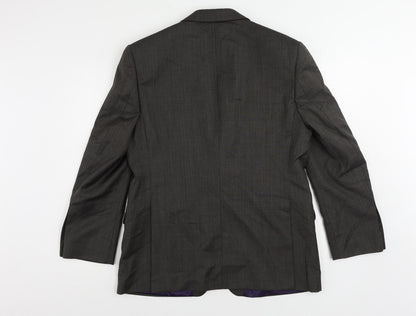 Mens UK Size 40 Paul Costelloe Regular Grey Suit Jacket