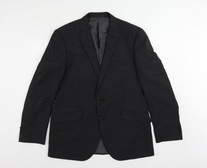 Mens UK Size 42 Marks and Spencer Regular Black Suit Jacket