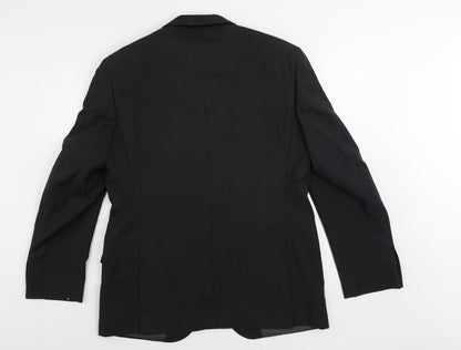 Mens UK Size 42 Marks and Spencer Regular Black Suit Jacket