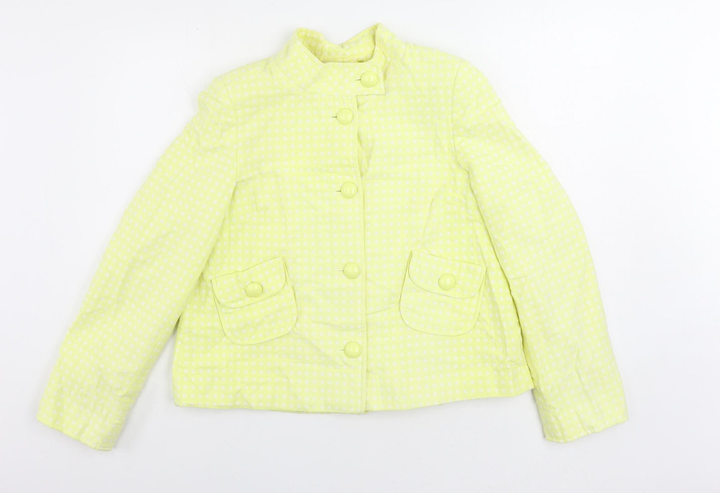Womens UK Size 10 Debenhams Yellow Jacket