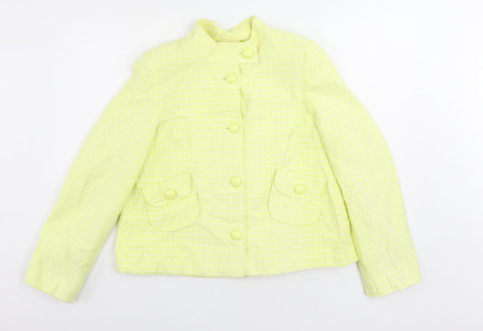 Womens UK Size 10 Debenhams Yellow Jacket