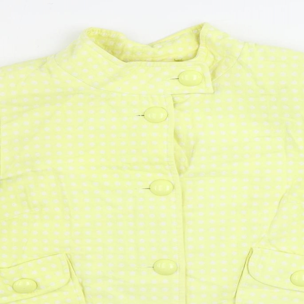 Womens UK Size 10 Debenhams Yellow Jacket