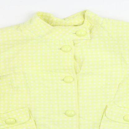 Womens UK Size 10 Debenhams Yellow Jacket