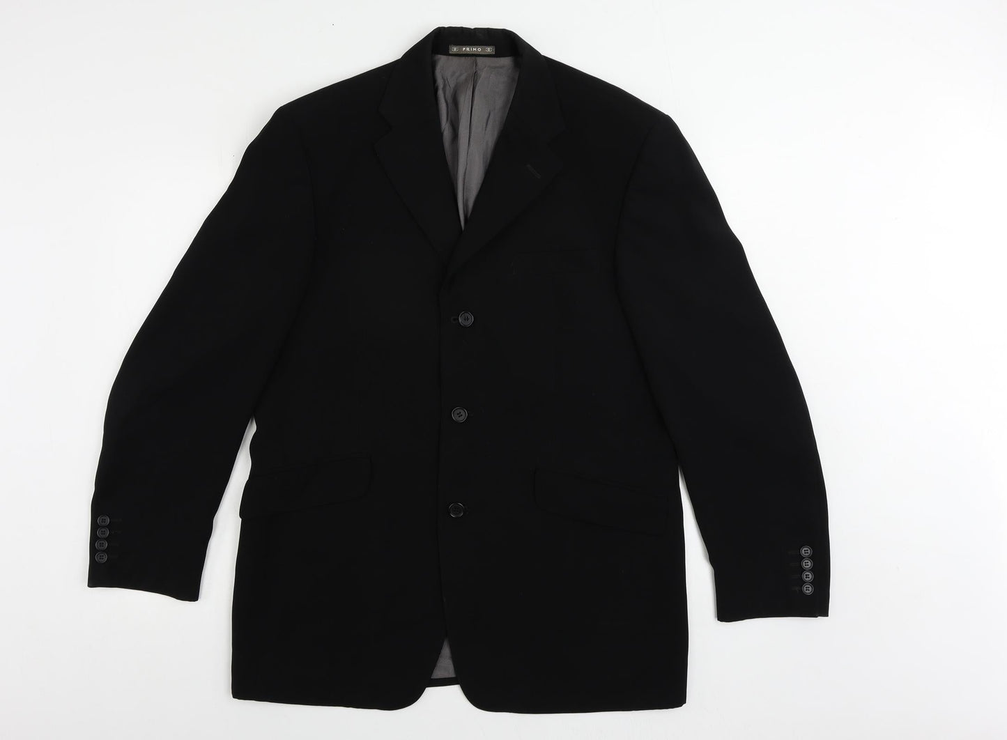 Mens UK Size 40 Ciro Citterio Regular Black Suit Jacket