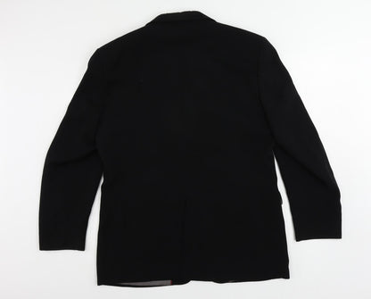 Mens UK Size 40 Ciro Citterio Regular Black Suit Jacket