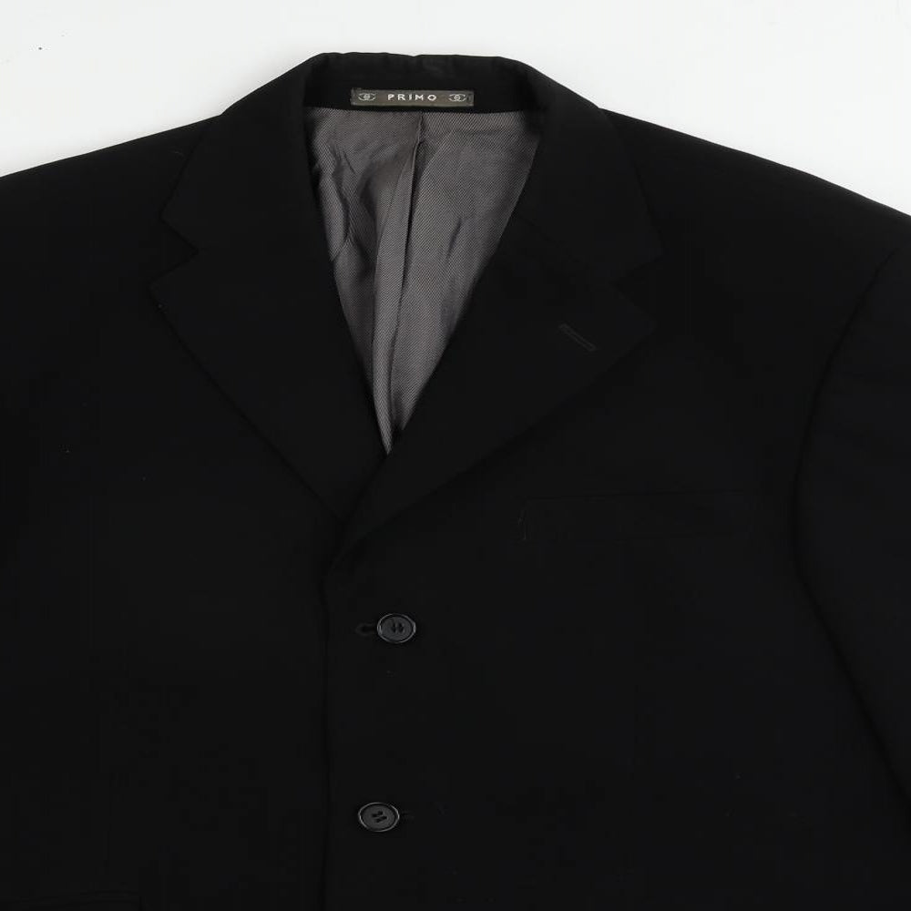 Mens UK Size 40 Ciro Citterio Regular Black Suit Jacket