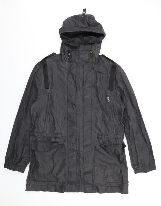 French Connection Womens Black Jacket Coat Size M Zip