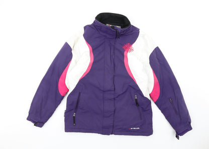 Womens UK Size 12 Parallel Multicoloured Rain Coat