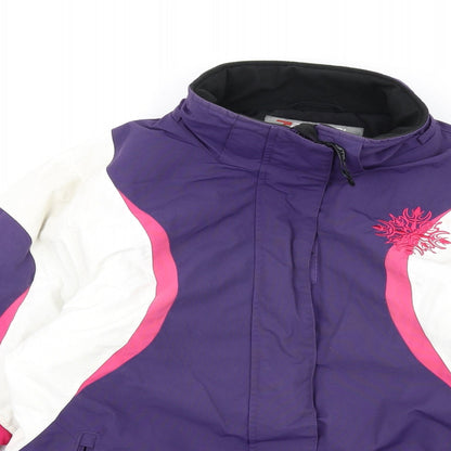Womens UK Size 12 Parallel Multicoloured Rain Coat