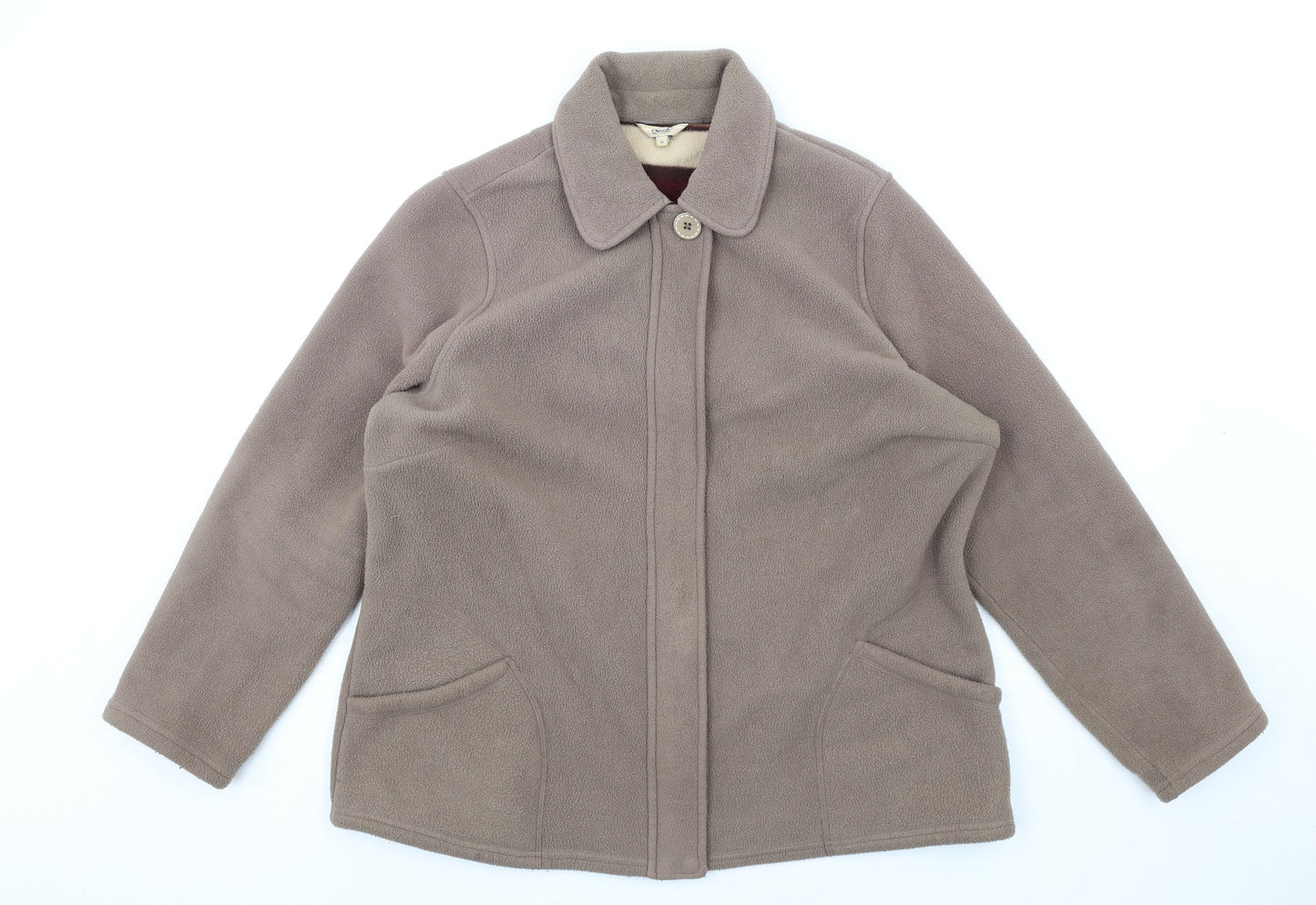 Womens UK Size 16 Classic Brown Jacket