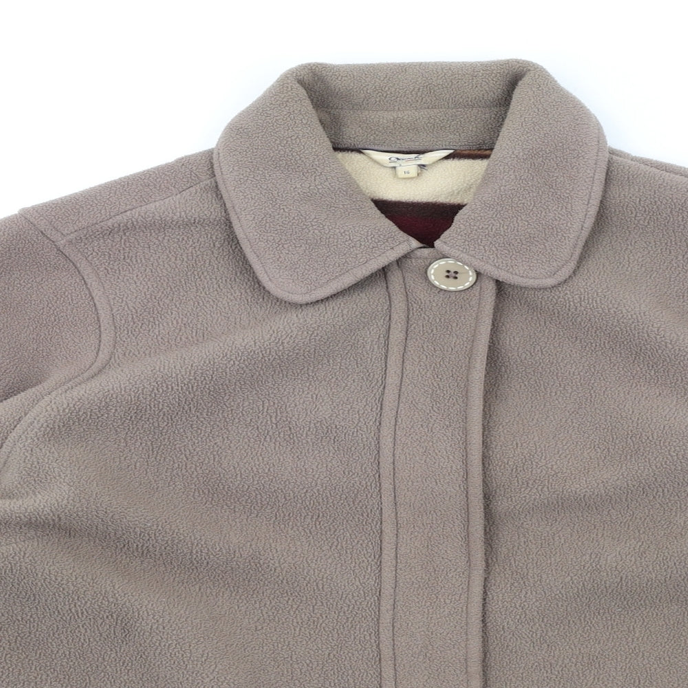 Womens UK Size 16 Classic Brown Jacket