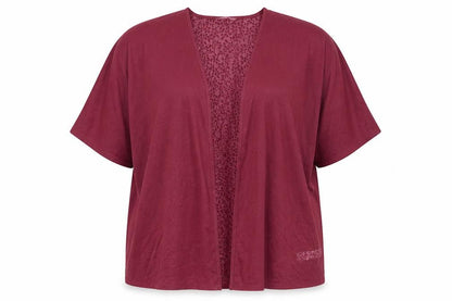 Womens UK Size 20 Anthology Red Kimono T-Shirt