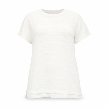 Womens UK Size 12 Marks and Spencer Ivory Basic T-Shirt