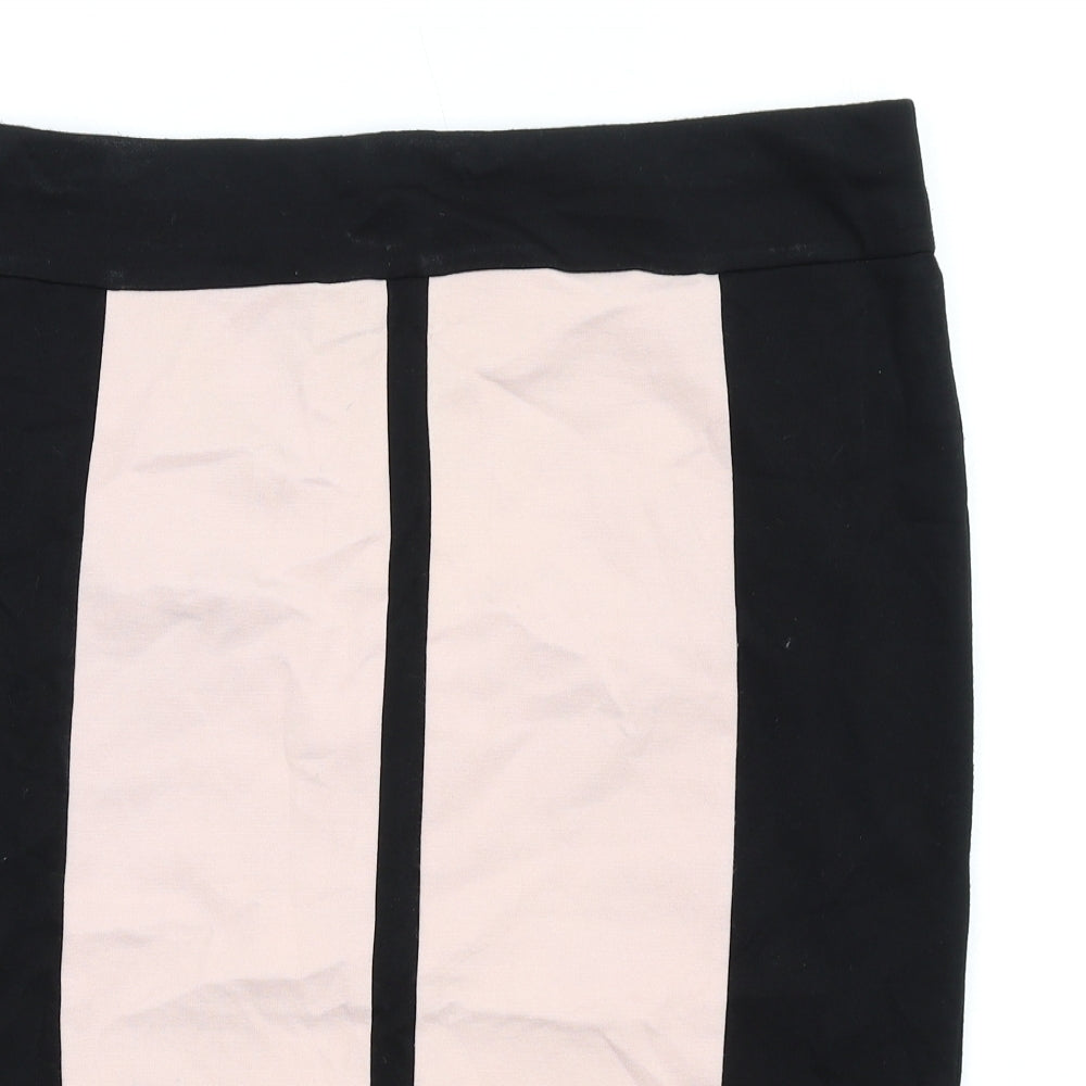 Debenhams Womens Black Viscose Straight & Pencil Skirt Size 16