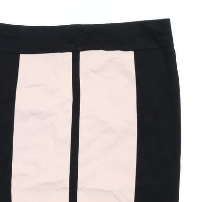 Debenhams Womens Black Viscose Straight & Pencil Skirt Size 16