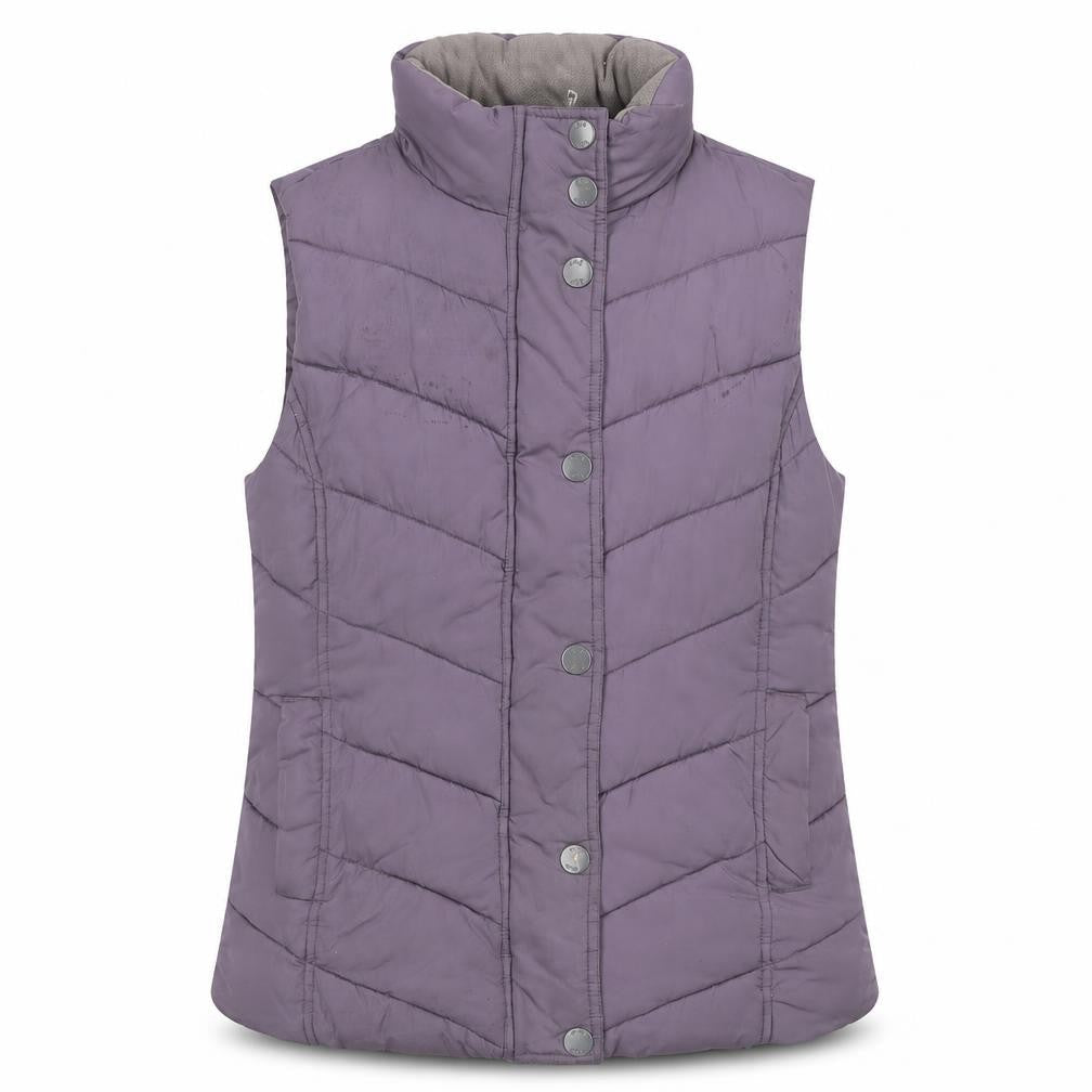 Gap Womens Purple Gilet Waistcoat Size S Zip - Pockets