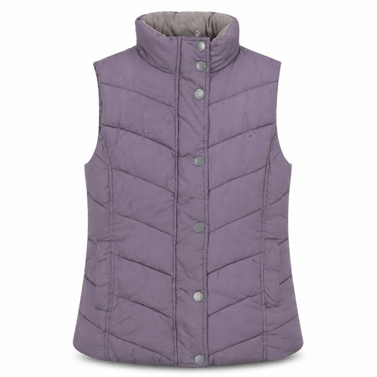 Gap Womens Purple Gilet Waistcoat Size S Zip - Pockets