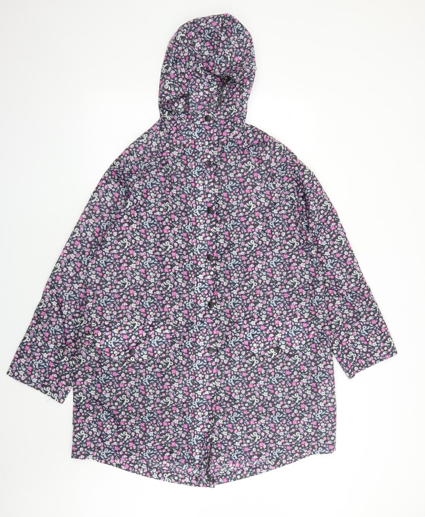 Womens UK Size S Marks and Spencer Multicoloured Rain Coat