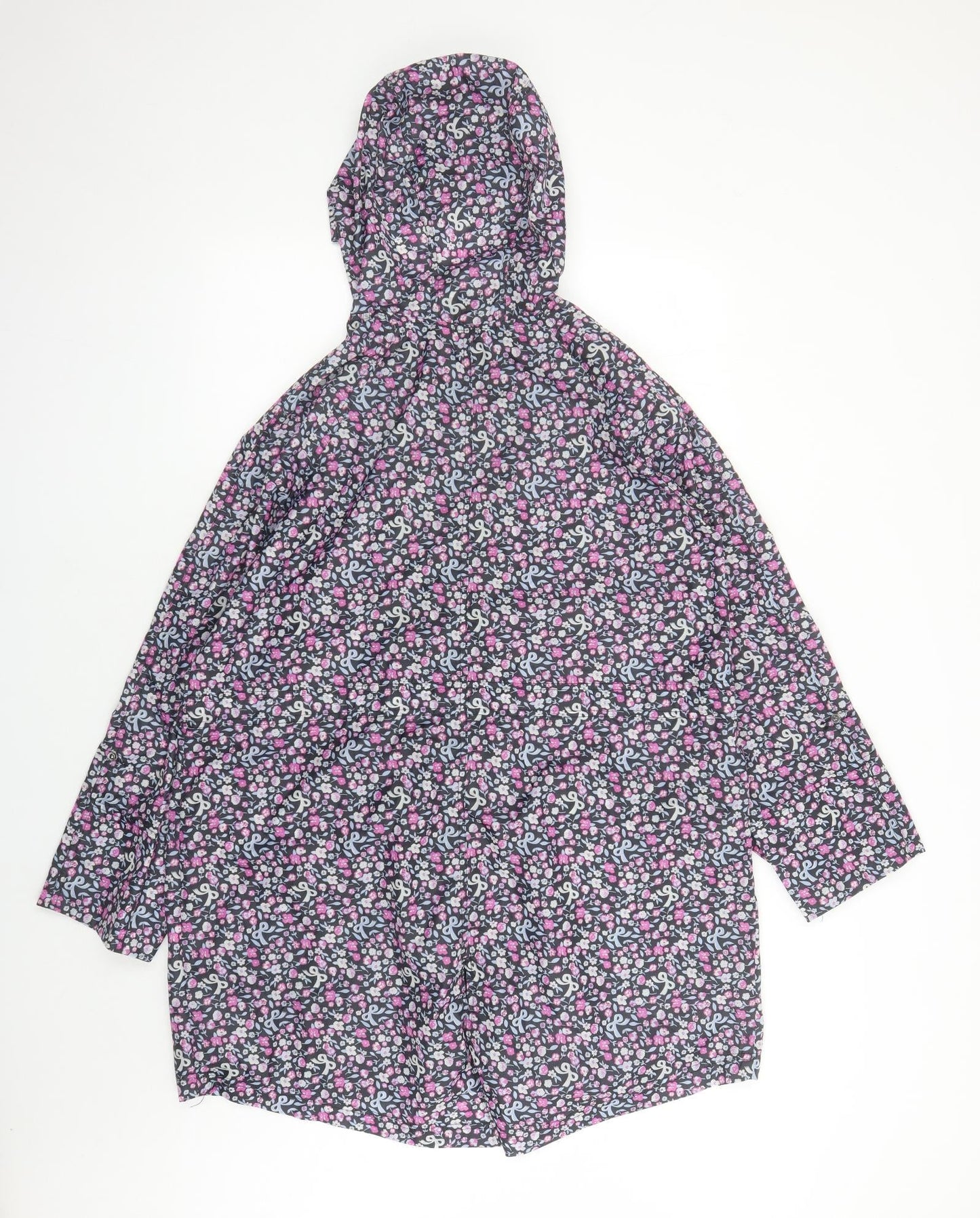 Womens UK Size S Marks and Spencer Multicoloured Rain Coat