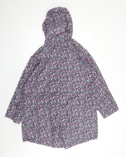Womens UK Size S Marks and Spencer Multicoloured Rain Coat